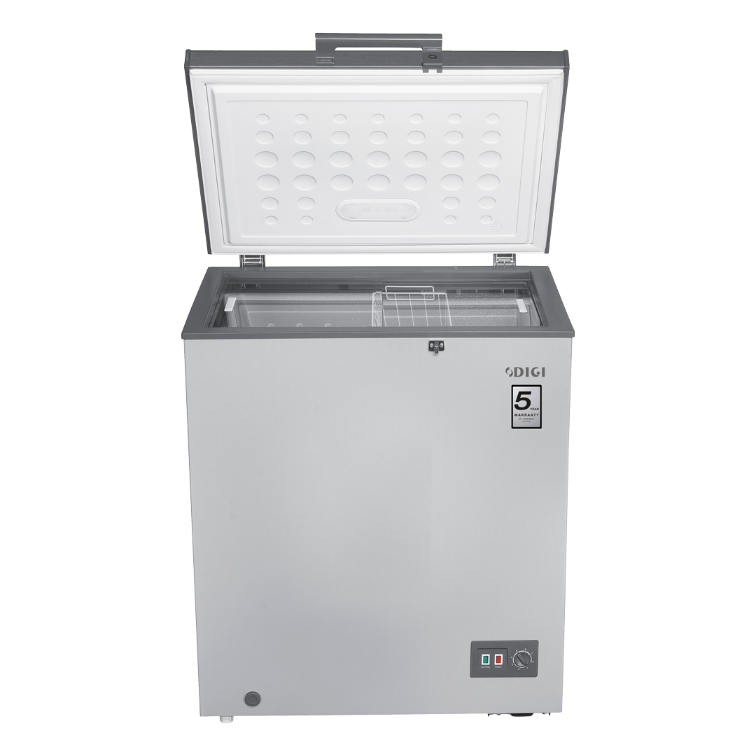 DIGI Freezer 145L With Glass Top, Fast Freeze, LED, Lock & Key, 5Y Warranty (2025) thumbnail