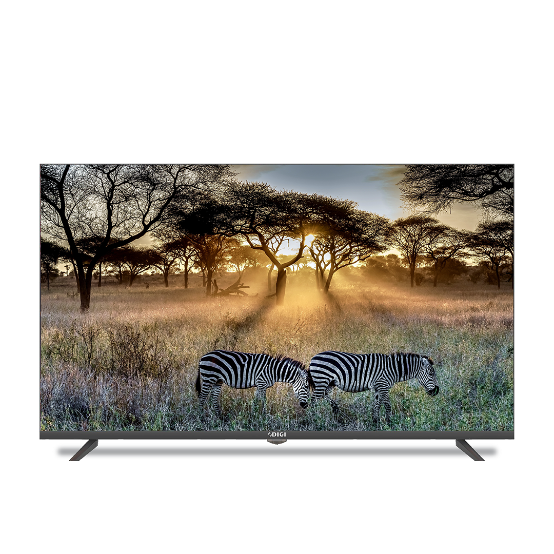 DIGI 32 inches – HD LED, Frameless Design, AC/DC, Built-in Receiver, HDMI/USB, 2Y Warranty (2025)