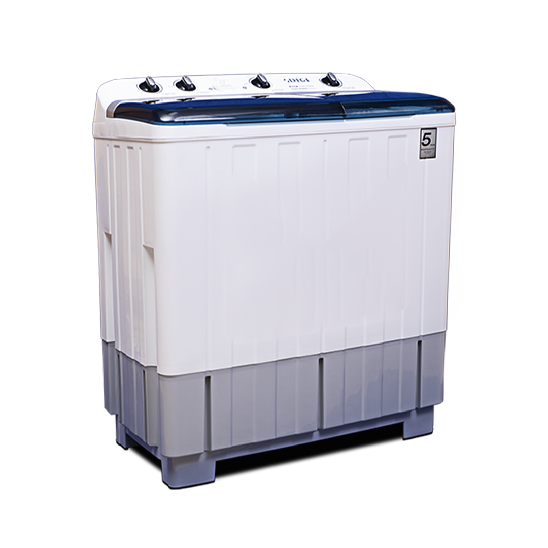 DIGI Washing Machine 12kg – Twin Tub, High-Efficiency Motor, Durable Body, Elegant White, 2Y Warranty (2025)