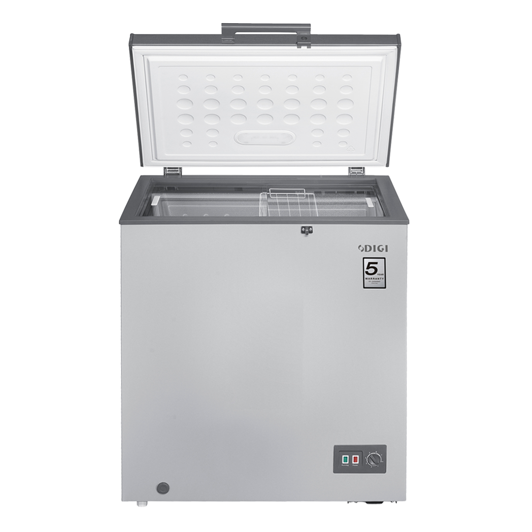 DIGI Freezer 145L With Glass Top, Fast Freeze, LED, Lock & Key, 5Y Warranty (2025) thumbnail