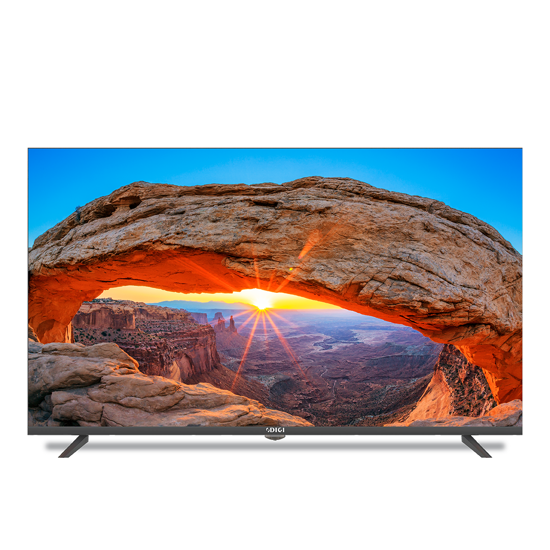 DIGI 43 Inches – FHD LED, Frameless Design, Dynamic Contrast, Built-in Receiver, HDMI/USB, 2Y Warranty (2025)