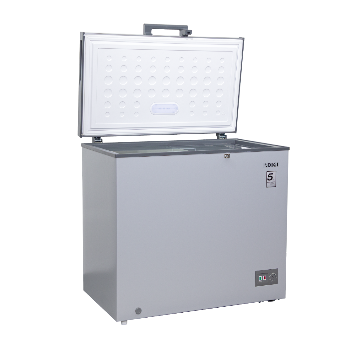 DIGI 200L Freezer with Sliding Glass Top, Fast Freeze, LED Light, Lock & Key, 5Y Warranty (2025) thumbnail